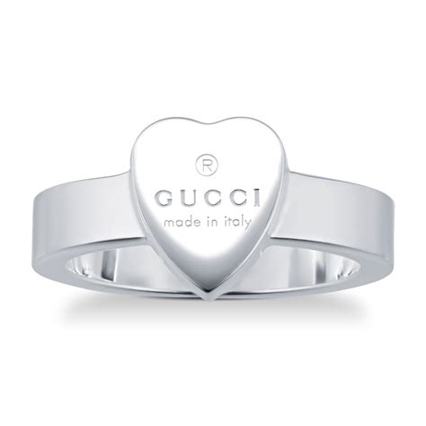 fake heart gucci ring|gucci trademark heart ring.